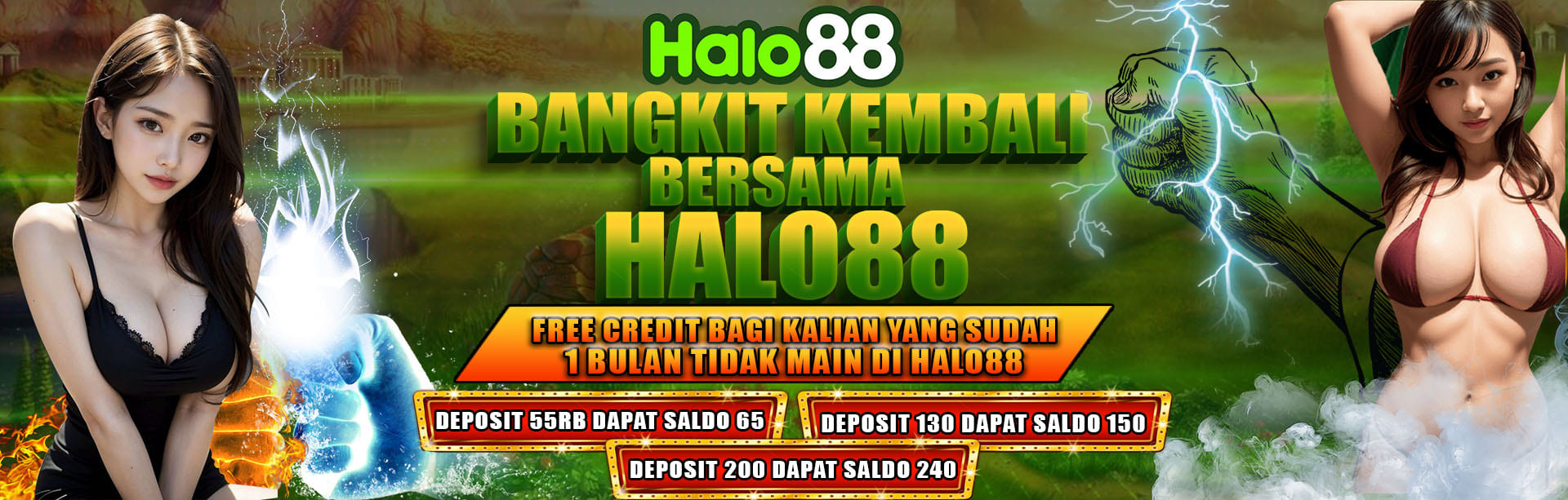 BANGKIT BERSAMA HALO88 FREE CREDIT !!!