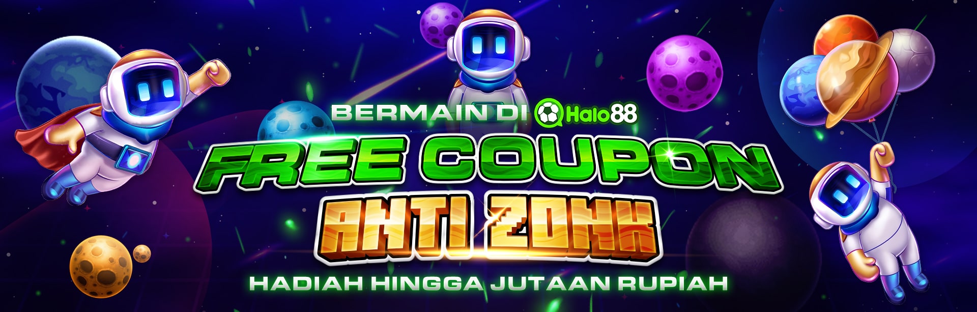 FREE COUPON ANTI ZONK HALO88 !