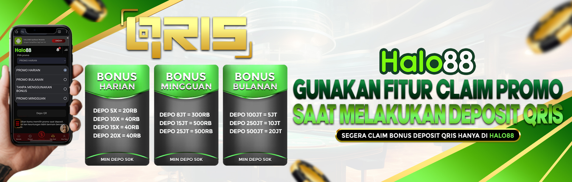 PROMO DEPOSIT QRIS HARIAN HINGGA BULANAN