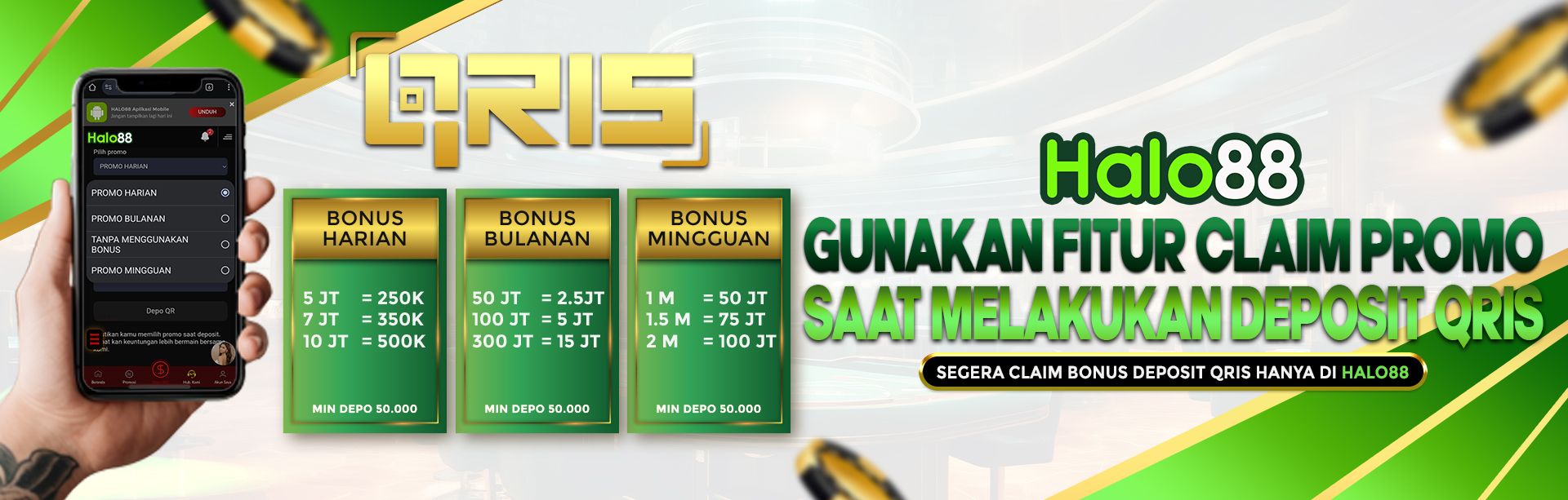 PROMO DEPOSIT QRIS HARIAN HINGGA BULANAN